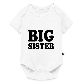 Big sister - Body à manches courtes Premium Bébé - blanc - Devant