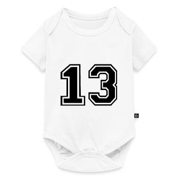 13 - Baby Premium short-sleeve bodysuit - white - Front