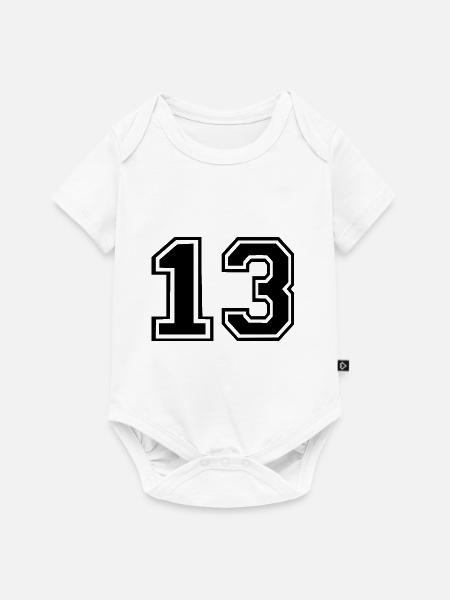13 - Baby Premium Kurzarmbody - Weiß