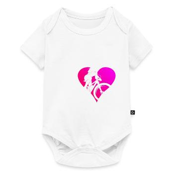 VTT Cyclisme Femmes Vététistes - Body à manches courtes Premium Bébé - blanc - Devant