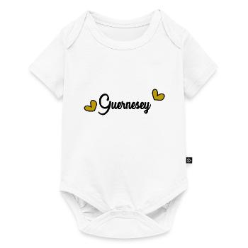 GUERNSEY. ENGLAND - Baby Premium short-sleeve bodysuit - white - Front