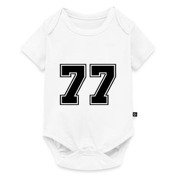 77 - Baby Premium short-sleeve bodysuit - white - Front