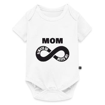 Maman toujours sur Never Off maman chemise fête des mères - Body à manches courtes Premium Bébé - blanc - Devant