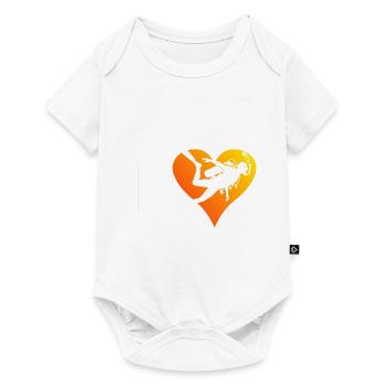 Plongée Libre Plongée Plongée Homme Femmes - Body à manches courtes Premium Bébé - blanc - Devant