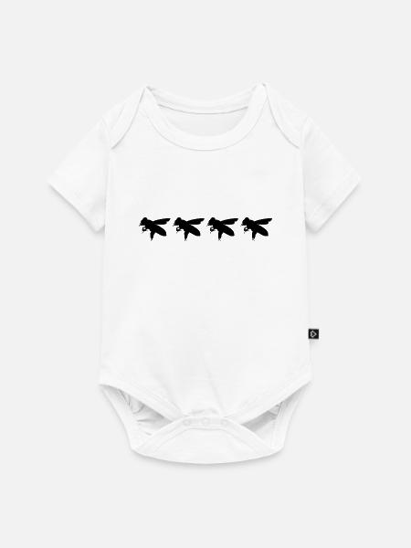 Honigbienen - Baby Premium Kurzarmbody - Weiß