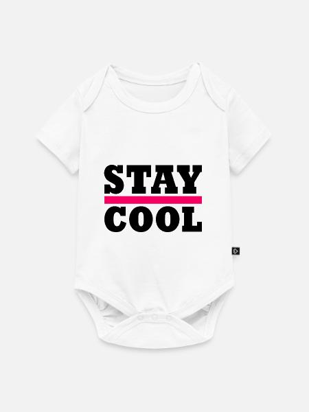 Stay cool - Baby Premium Kurzarmbody - Weiß