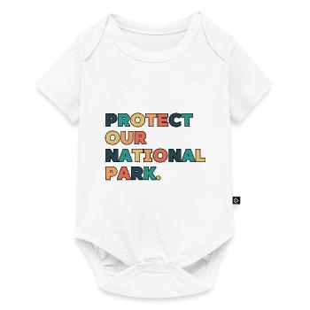 Retro Protect Our National Park - Baby Premium short-sleeve bodysuit - white - Front