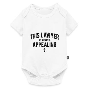 Richter Jurist Anwalt - Baby Premium Kurzarmbody - Weiß - Vorne