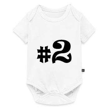 #2 - Baby Premium short-sleeve bodysuit - white - Front