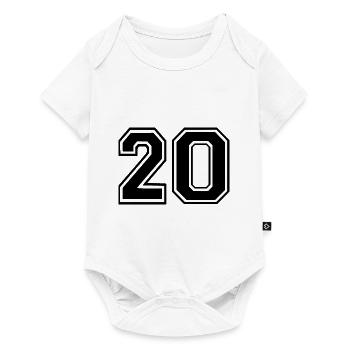 20 - Baby Premium short-sleeve bodysuit - white - Front