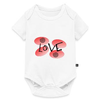 SAINT VALENTINE. bachelorette party. I LOVE YOU. I LOVE YOU. LOVE - Baby Premium short-sleeve bodysuit - white - Front
