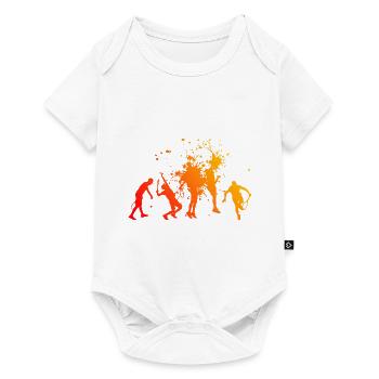 Tennis Hommes Tennis Tennis Tennis Tennis - Body à manches courtes Premium Bébé - blanc - Devant