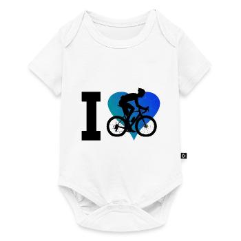 Road Bike Women Road Cycling Road Cyclists - Baby Premium short-sleeve bodysuit - white - Front