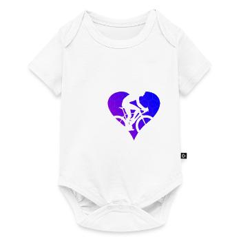 Vélo de route pour femmes Vélo de route Cycliste de route Cyclisme sur route - Body à manches courtes Premium Bébé - blanc - Devant