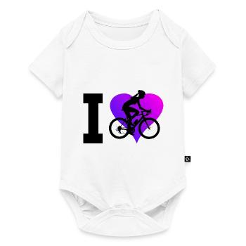 Cycling Velo Mtb Cyclists Men Cycling - Baby Premium short-sleeve bodysuit - white - Front