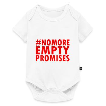 no more empty promises - Baby Premium short-sleeve bodysuit - white - Front