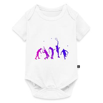 Playing Tennis Men's Tennis Playing Tennis Players - Baby Premium short-sleeve bodysuit - white - Front