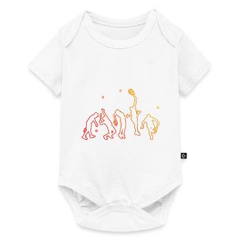 Women's Men's Tennis Playing Tennis Playing Tennis - Baby Premium short-sleeve bodysuit - white - Front