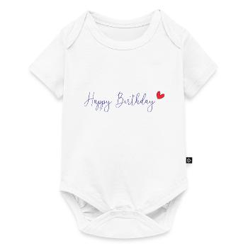 JAHRESTAG. ALLES GUTE ZUM GEBURTSTAG. ALLES GUTE ZUM GEBURTSTAG. - Baby Premium Kurzarmbody - Weiß - Vorne