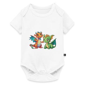 Dragon Dragon Kids Child Mythical Creature - Baby Premium short-sleeve bodysuit - white - Front