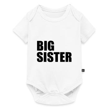 Big sister - Body à manches courtes Premium Bébé - blanc - Devant