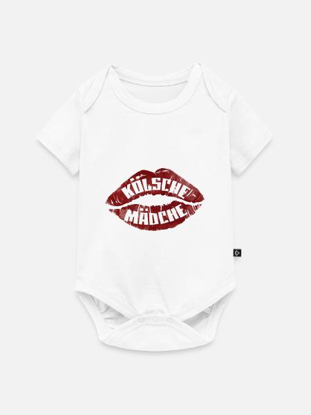 Kölsche Mädche Köln Kölnerin Mädchen - Baby Premium Kurzarmbody - Weiß