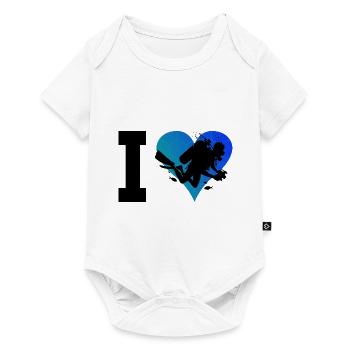 Diver Diver Diving Men Scuba Diver - Baby Premium short-sleeve bodysuit - white - Front