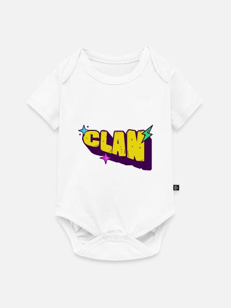 Clan - Baby Premium Kurzarmbody - Weiß