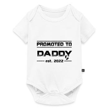 Promu à Papa 2022 Première fois Nouveau Papa Drôle Fo - Body à manches courtes Premium Bébé - blanc - Devant