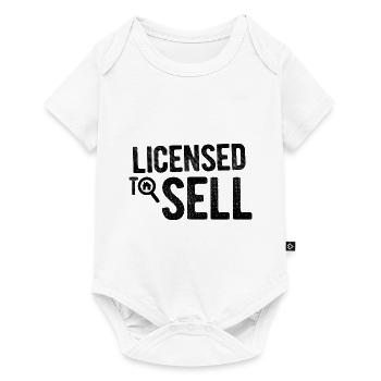 Immobilien-Händler Für Immobilien-Makler - Baby Premium Kurzarmbody - Weiß - Vorne
