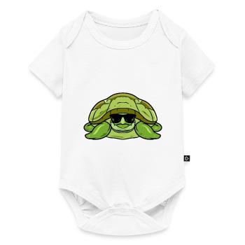 Tortue - Body à manches courtes Premium Bébé - blanc - Devant