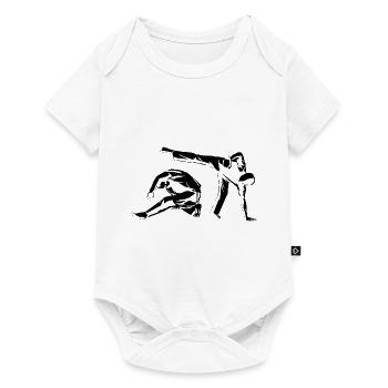 Capoeira - Baby Premium Kurzarmbody - Weiß - Vorne