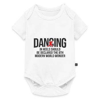 Breakdancing Tanzen für Tänzer - Baby Premium Kurzarmbody - Weiß - Vorne