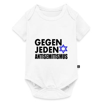 Gegen jeden antisemitismus - Baby Premium Kurzarmbody - Weiß - Vorne