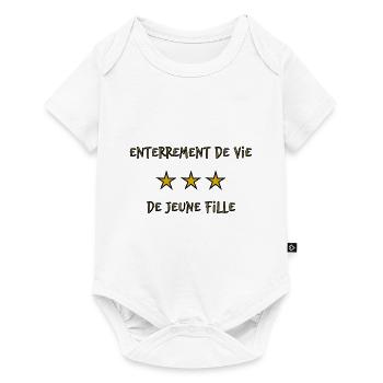 EVJF. JUST MARRIED. VIVE LES MARIES. EVJF. ETOILE - Body à manches courtes Premium Bébé - blanc - Devant