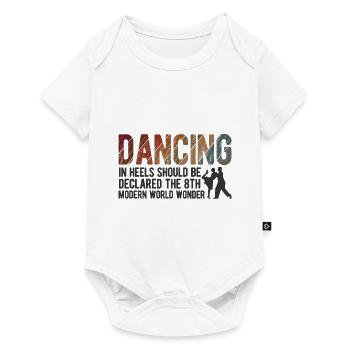 Breakdancing Tanzen für Tänzer - Baby Premium Kurzarmbody - Weiß - Vorne