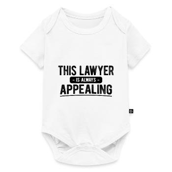 Richter Jurist Anwalt - Baby Premium Kurzarmbody - Weiß - Vorne