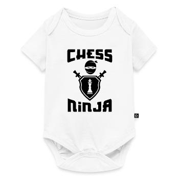 Chess Ninja - Body à manches courtes Premium Bébé - blanc - Devant