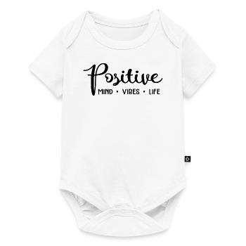 Positive Mind Vibes Life - Baby Premium short-sleeve bodysuit - white - Front