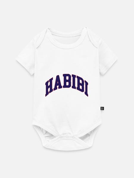 Habibi - Baby Premium Kurzarmbody - Weiß