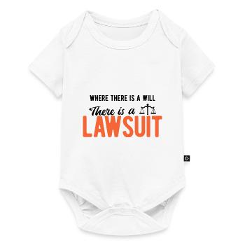 Richter Jurist Anwalt - Baby Premium Kurzarmbody - Weiß - Vorne