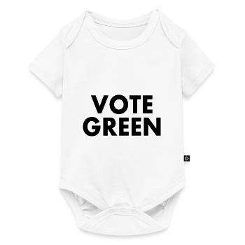 Vote green - Baby Premium short-sleeve bodysuit - white - Front