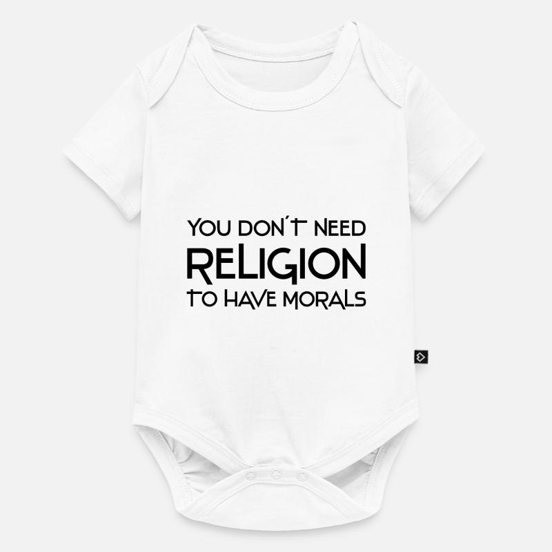 Athéisme - Body à manches courtes Premium Bébé - blanc