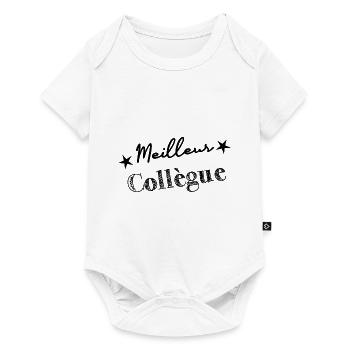 COLLEGUE. TRAVAIL. RETRAITE. MANAGER. CHEF. PATRON - Body à manches courtes Premium Bébé - blanc - Devant