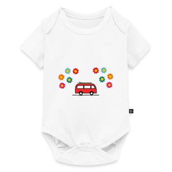 HAPPY BIRTHDAY DAD. DAD. FATHER's DAY. FATHER - Baby Premium short-sleeve bodysuit - white - Front