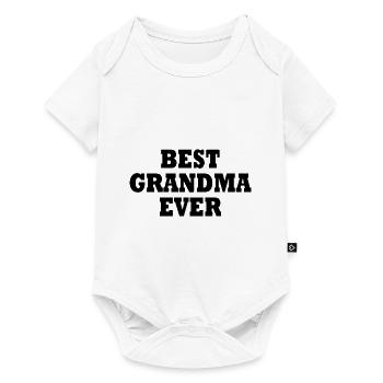Best grandma ever - Baby Premium short-sleeve bodysuit - white - Front