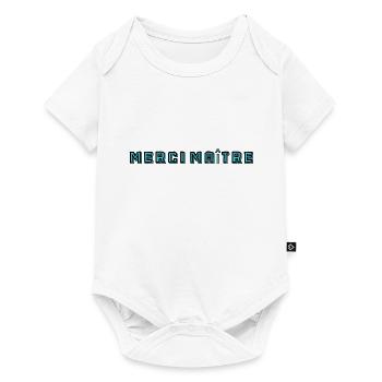 MASTER. THANK YOU. THANK YOU, MASTER. MASTER. MASTER GIFT - Baby Premium short-sleeve bodysuit - white - Front