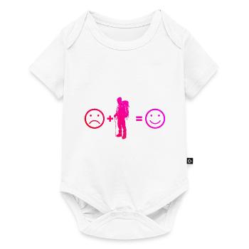 Escalade Bloc Escalade Femmes Hommes - Body à manches courtes Premium Bébé - blanc - Devant