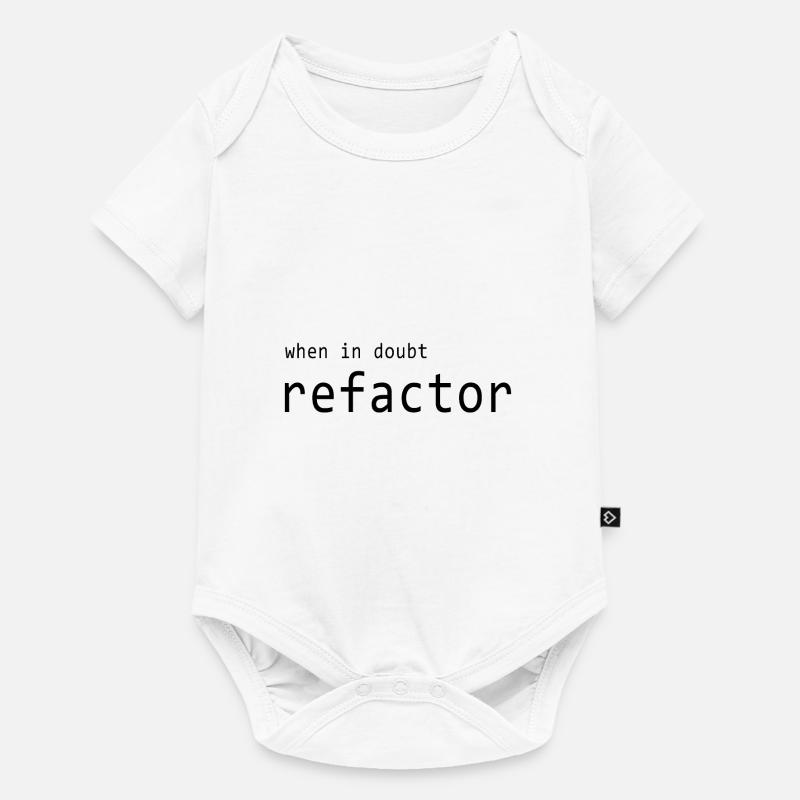 Software Entwickler - Refactor - Baby Premium Kurzarmbody - Weiß