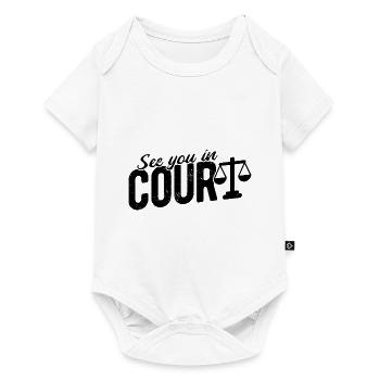 Richter Jurist Anwalt - Baby Premium Kurzarmbody - Weiß - Vorne